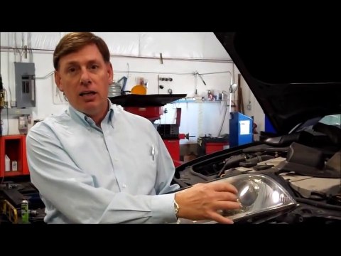 VW Passat headlight bulb replacement