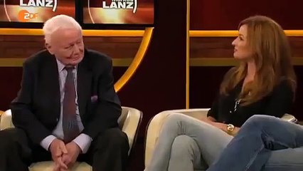 Arnulf Baring fragt Markus Lanz: Glauben Sie das ernsthaft (dass der Euro gut ist)?