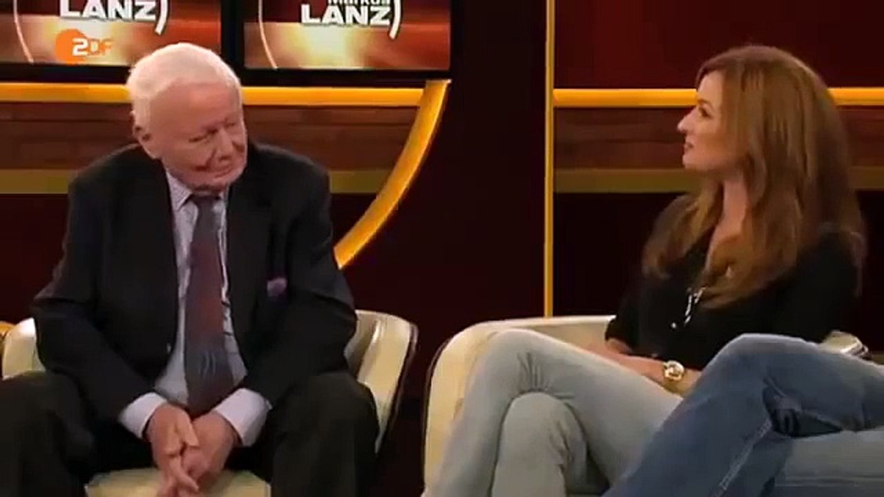 Arnulf Baring fragt Markus Lanz: Glauben Sie das ernsthaft (dass der Euro gut ist)?