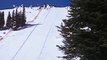 Speed skiing at Sun Peaks Canada