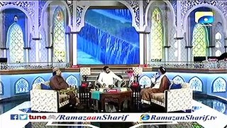 8th Sehar Aalim Online in Ramazan Sharif 26-6-2015