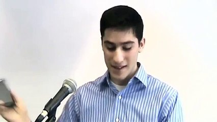 1st Place Winner - Visions Speech Contest : Noam Cotton