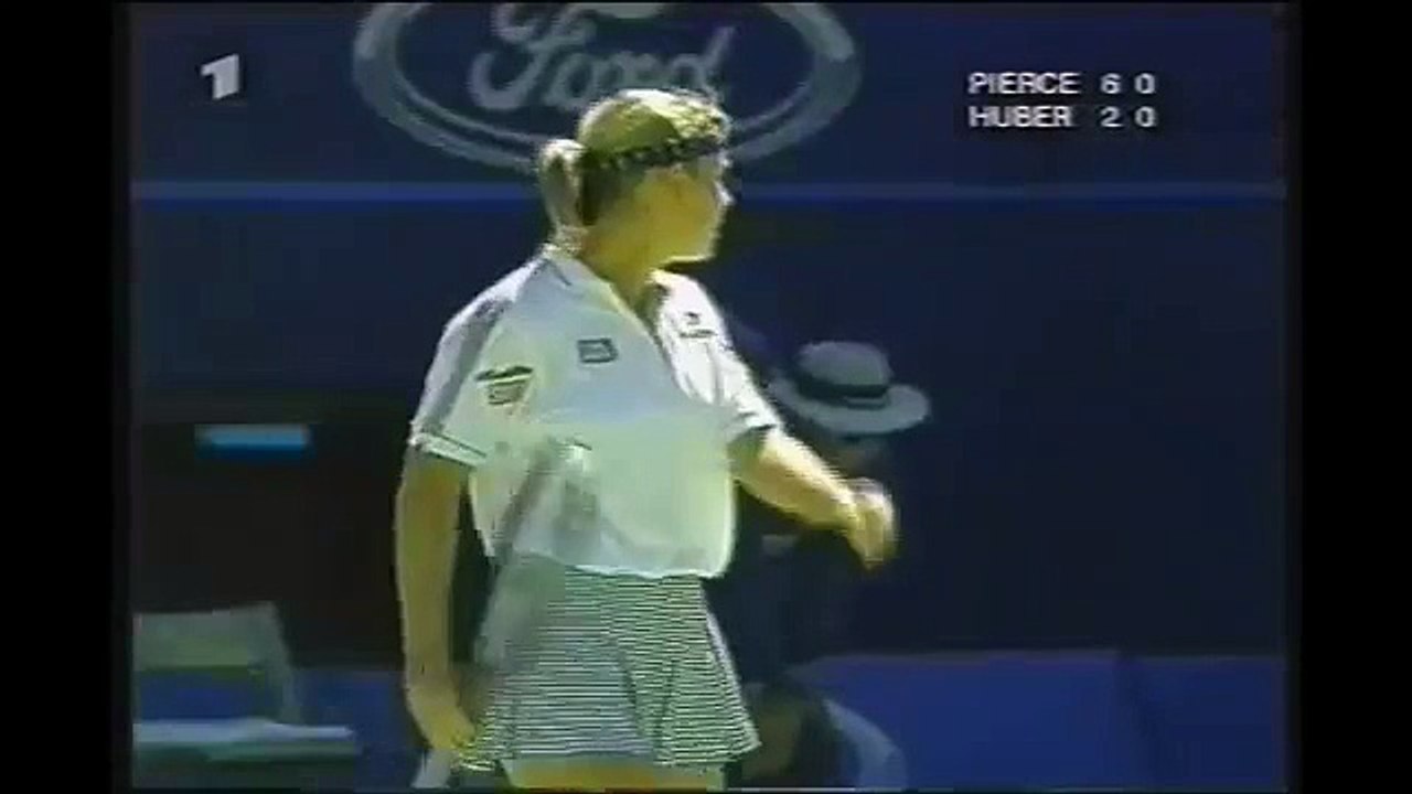 Anke Huber v Mary Pierce WTA Australian Open highlights