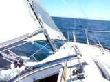 Sailing in 25 knots