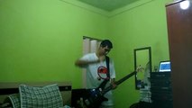 Megadeth -  GO GO Power Rangers (bass cover)