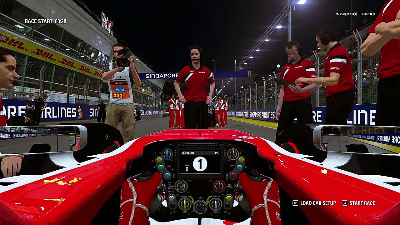 F1 2015 - Manor online sprint race @ Singapore HD