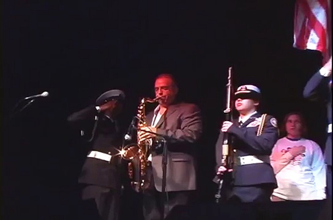 Joe Pags playing National Anthem