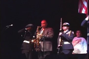 Joe Pags playing National Anthem