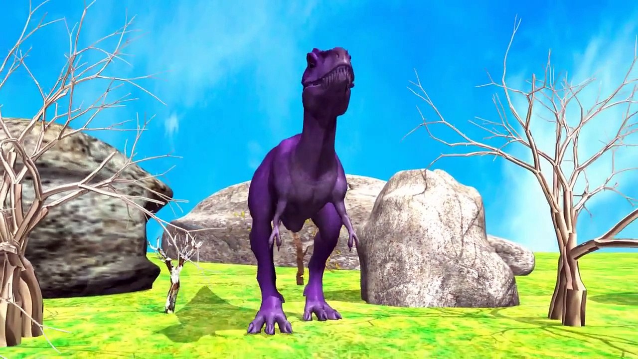 Crazy Dinosaur Finger Family 3D Animation for Childern
