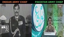 24 7 NEWS  Hilarious  Indian Army Cheif vs Pakistan Army Cheif
