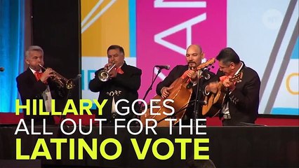 Hillary Goes After The Latino Vote — And Calls Out Donald Trump