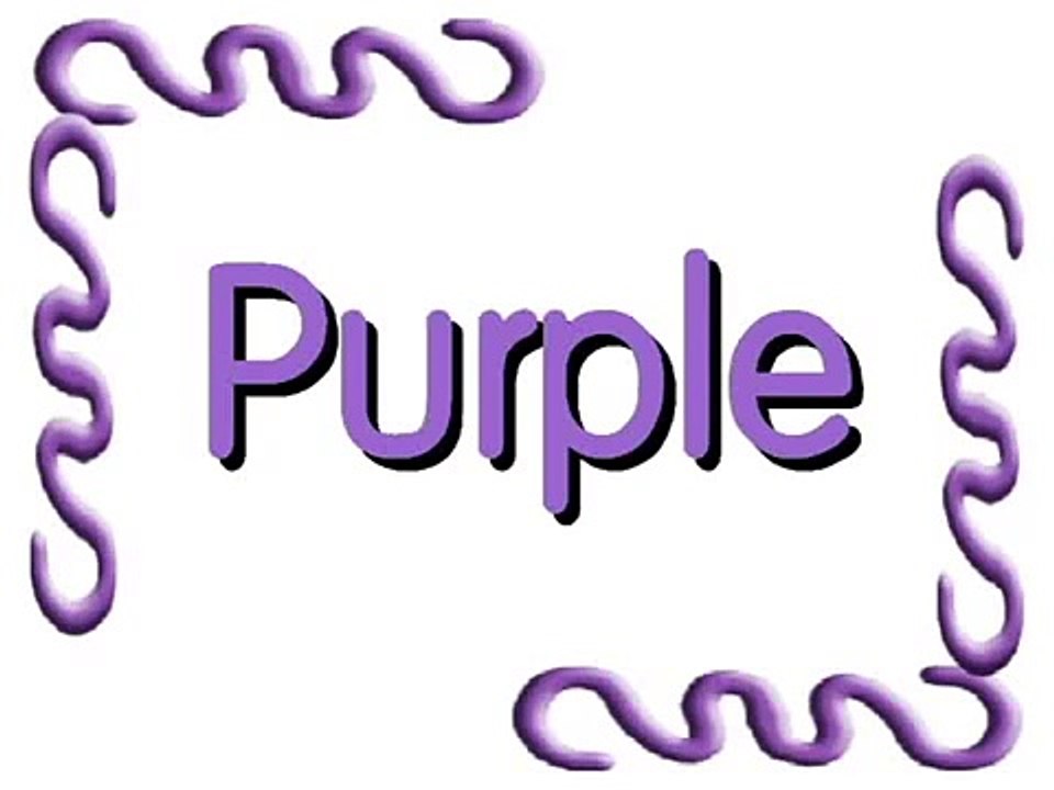 color P-U-R-P-L-E purple song - Kindergarten