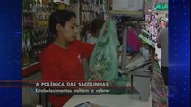 Supermercados de SP voltam a cobrar pelas sacolinhas plásticas