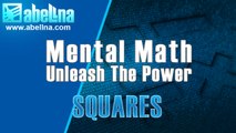 Mental Math Squares - Square Numbers Containing 1s With Ease.