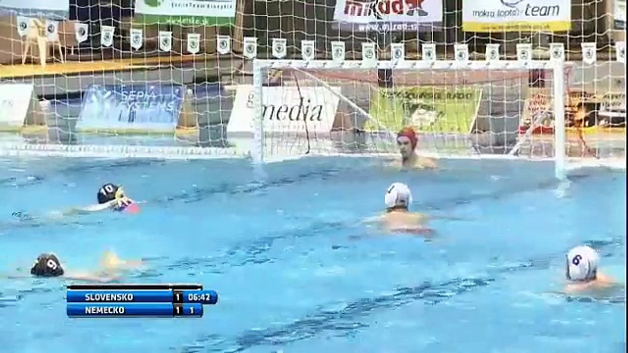 FINA Water Polo Men's World League 2014, Slovakia - Germany Highlights