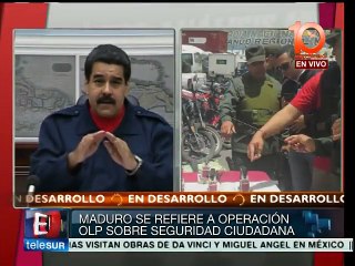 Maduro habla sobre activación de la operación de seguridad ciudadana