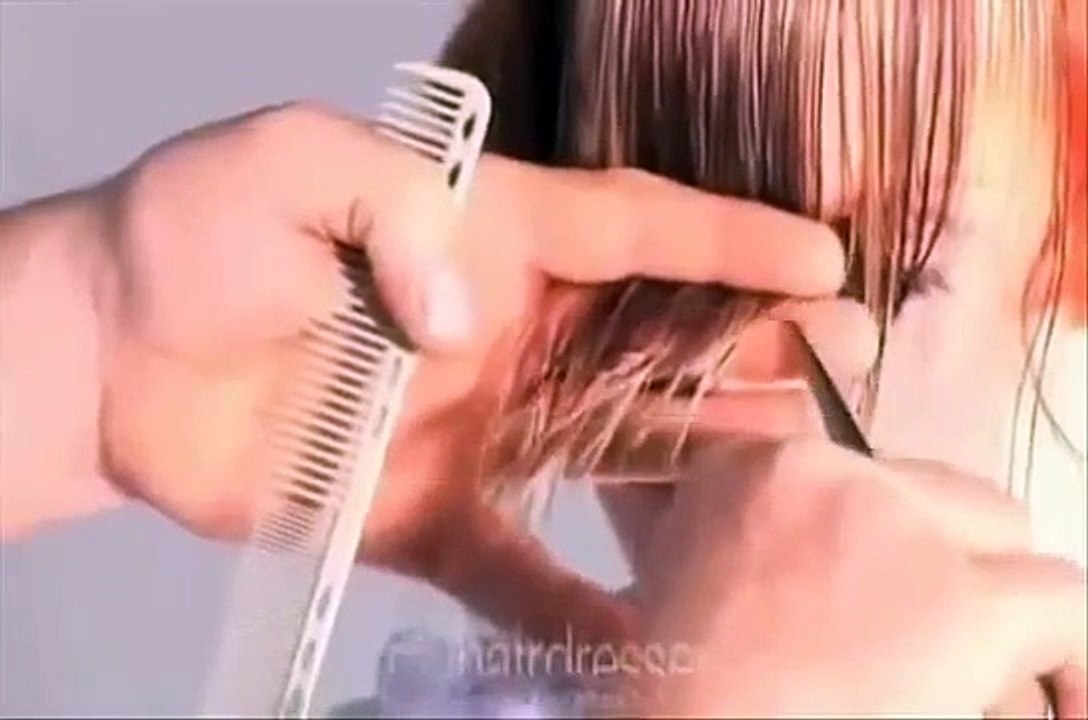 طريقة قص غرة الشعر