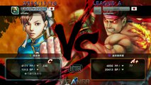 USF4 - Daigo Umehara (Evil Ryu) vs Uryo (Chun-Li) - TL4A Round6 Battle6