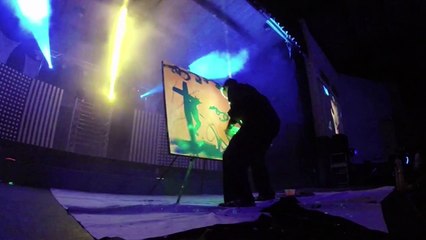 Speed Painter - Blacklight upside down Jesus