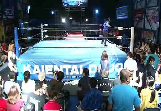 Hi69, Yoshihiro Horaguchi & Bambi vs. Kengo Mashimo, Kunio Toshima & Tank Nagai (K-DOJO)