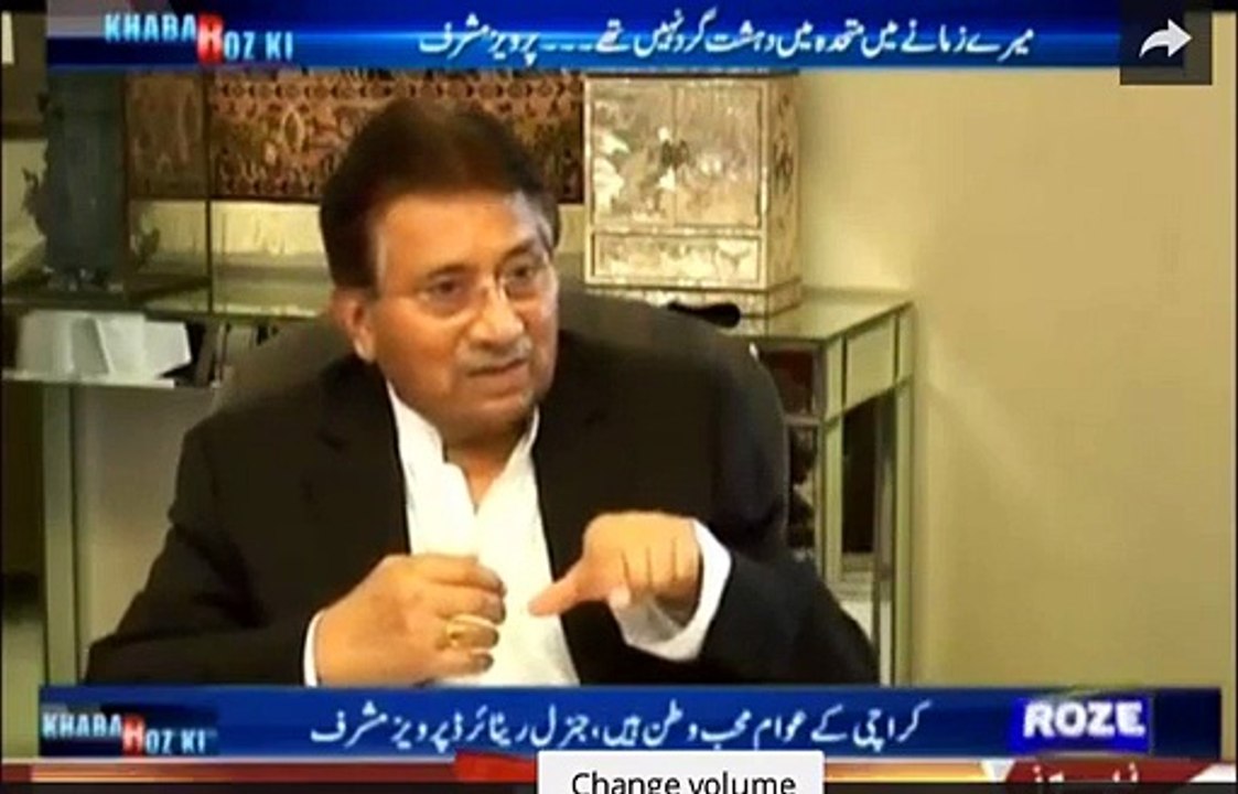 Pervez Musharraf Warning to India