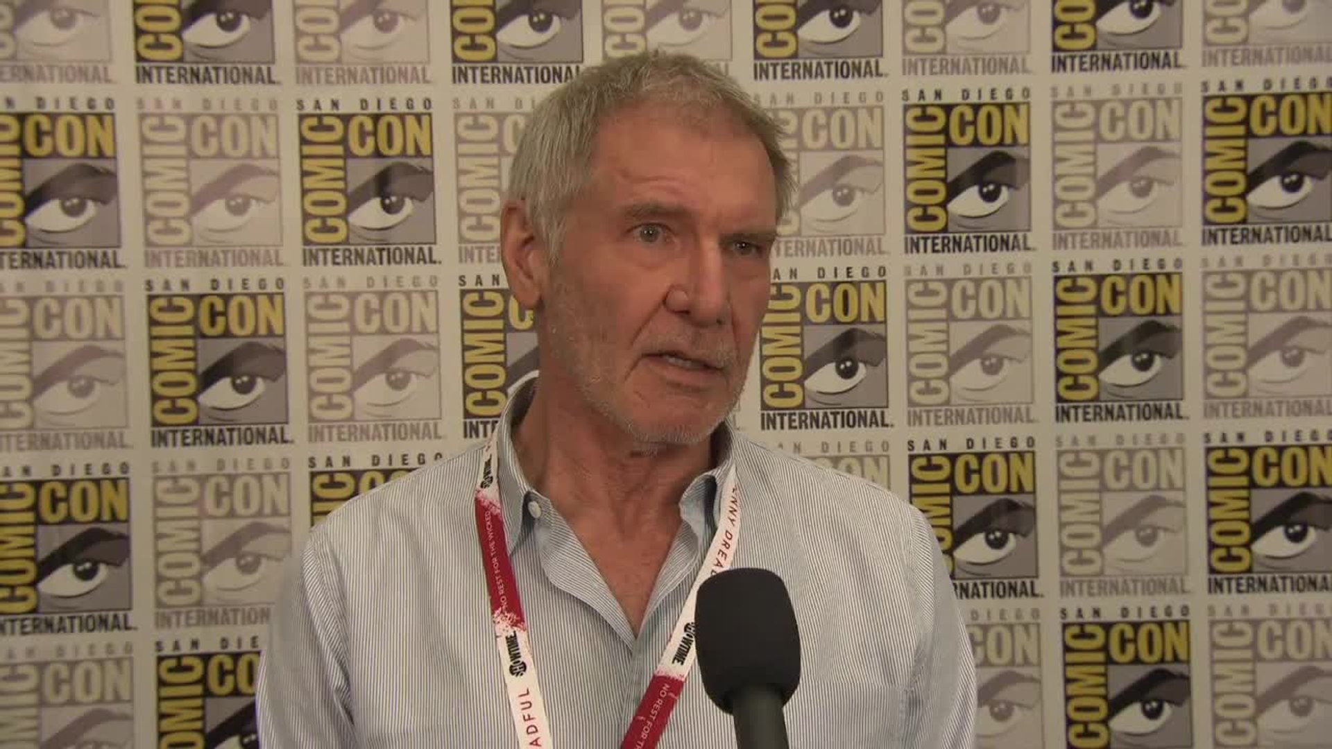 ⁣Harrison Ford Is Back With 'Star Wars: The Force Awaken' At Comic-Con