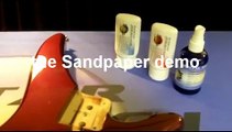 Guitar Scratch Remover Player's Kit Polish - Sandpaper demo by Eternashine