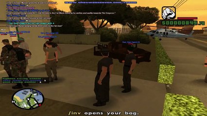 Delivering breads to fat man