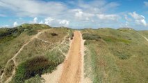 Vester Husby von oben: Ungestörte Ferienhäuser und ein breiter Nordseestrand