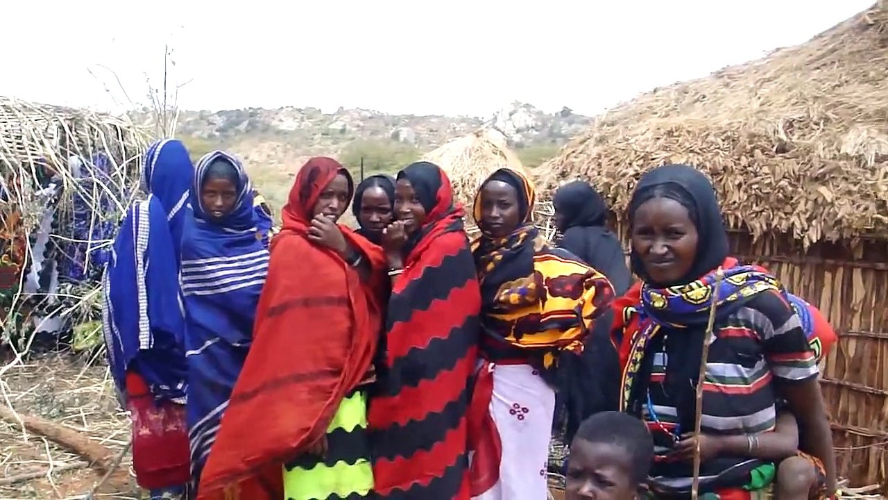 Borana region house building ceremony, Ethiopia