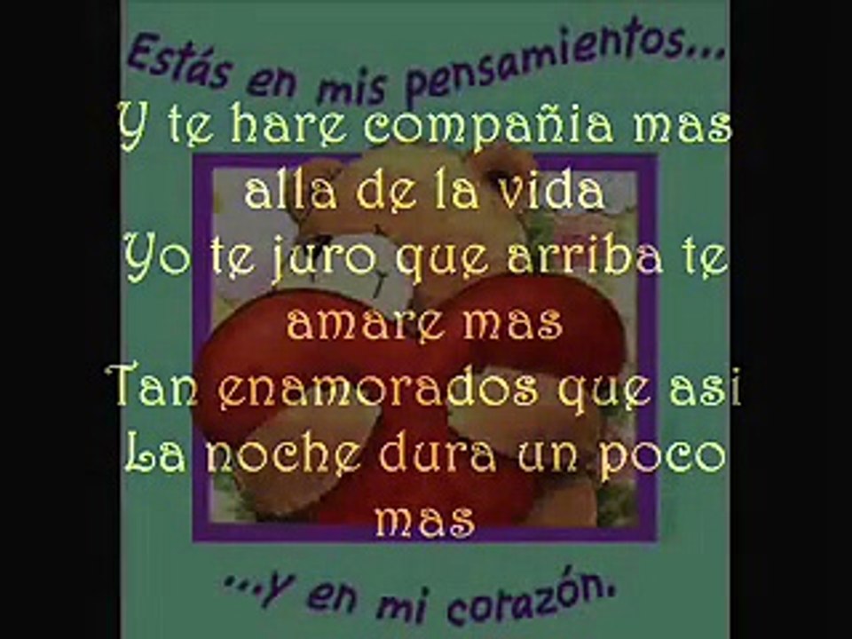 Tan enamorados - Ricardo Montaner (letra)