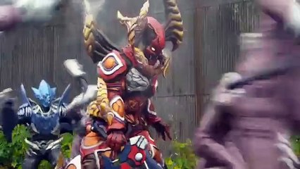 Power Rangers Dino Charge Cameo: Passing the Torch (Dino Charge vs. The Armada)