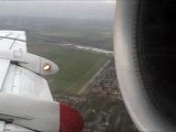 KLM fokker 70, landing at schiphol