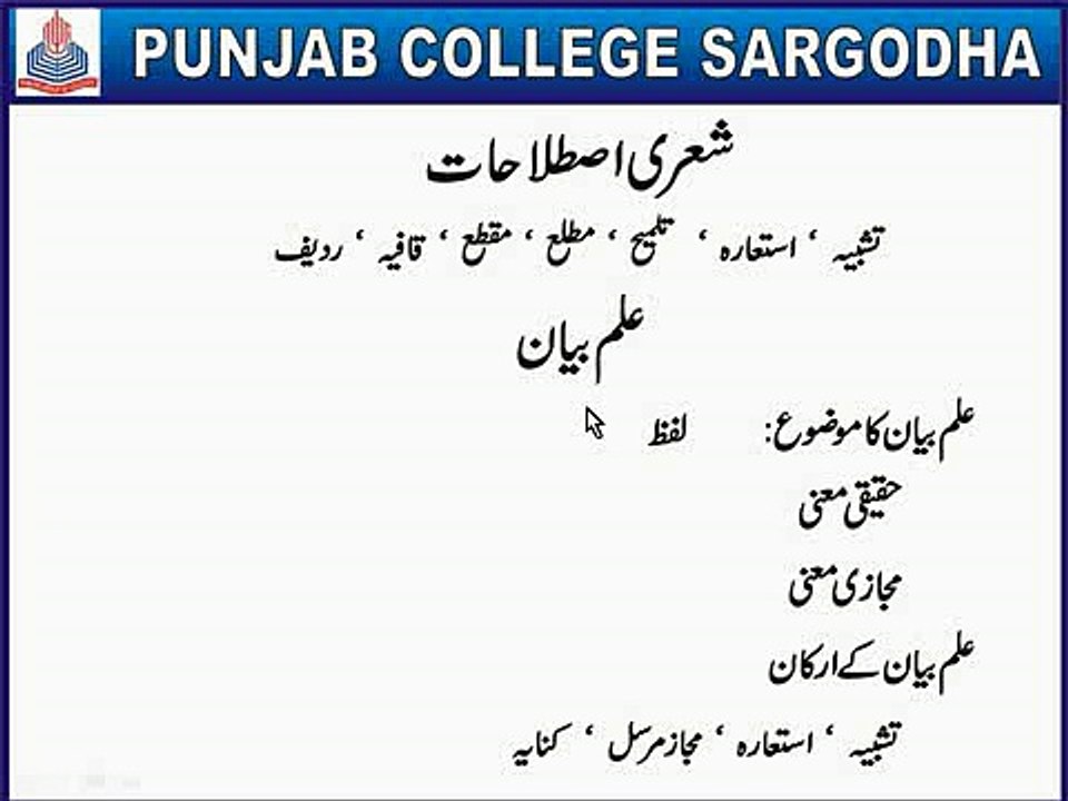 Urdu Grammer(2)