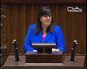 Poseł Ewa Wolak - Wystąpienie z dnia 08 lipca 2015 roku.