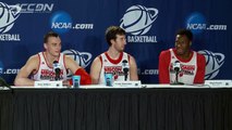 ---Wisconsin Basketball Player Has Embarrassing Moment at Press Conference - YouTube