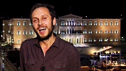 Srećko Horvat na festivalu demokracije u Ateni