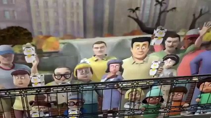 Cartoon penguin in Madagascar