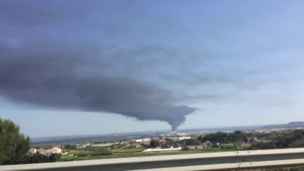 Incendie sur le site pétrochimique de LyondellBasell