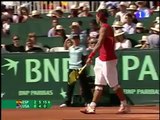 Rafa Nadal vs. Andy Roddick, semifinal Copa Davis 2008