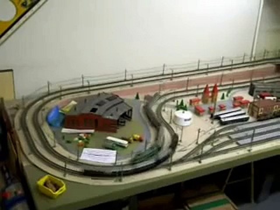 Le réseau de train miniature märklin de l'association eurorail Strasbourg