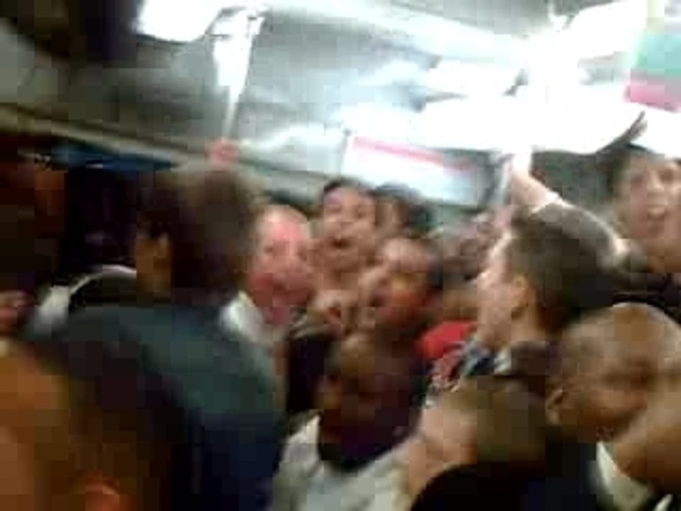 psg le mans supporter ambiance metro