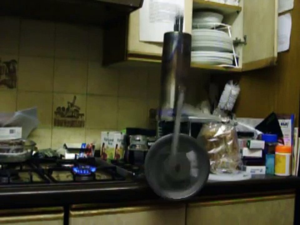 Stirling engine air compressor - better recording
