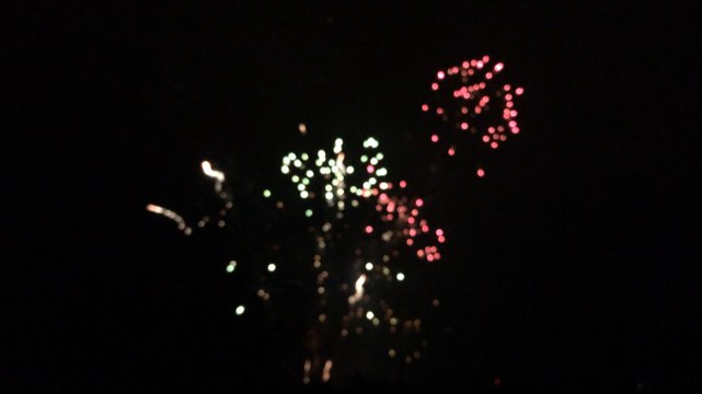 Feu d'artifice à Guingamp