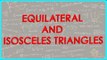 156-CBSE Class VI maths,  ICSE Class VI maths -  Equilateral and Isosceles Triangles