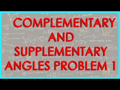 163-$ CBSE Class VI Maths, ICSE Class VI Maths - Complementary and supplementary angles Problem 1