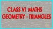 60. CBSE ICSE Class VI  Maths -   Geometry - Triangles