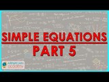 $ CBSE Class VII Maths,  ICSE Class VII Maths -   Simple equation Part 5