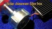 Solar chinaware filter box (mini solar aquaponics)