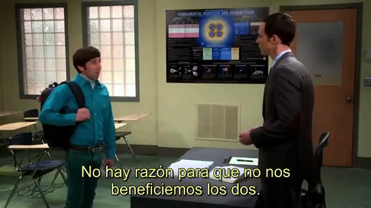 TBBT - The Big Bang Theory. 8x02. Sheldon professor Howard -"You shot your spit in my mouth"